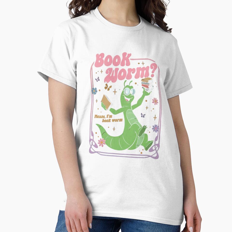 Retro Groovy Bookworm Reading Enthusiast Mascot by MotivaChic