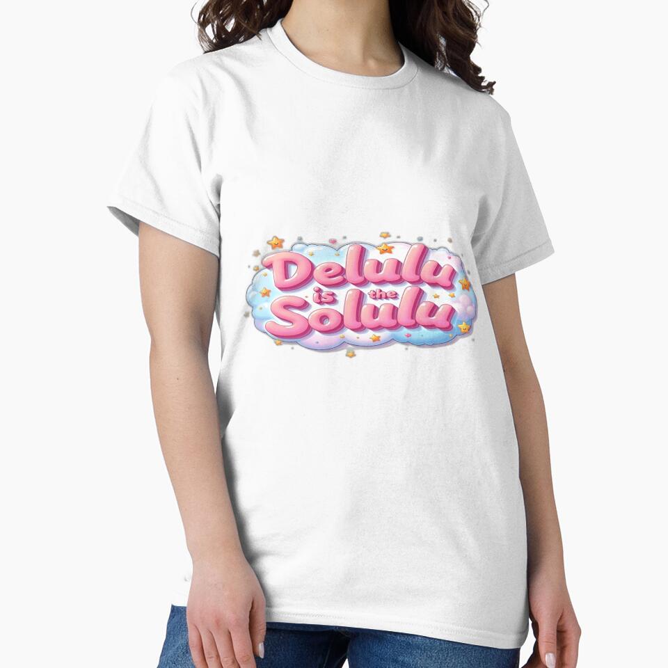 Delulu is the Solulu – Aesthetic Gen Z Quote Design by OrcunTezel