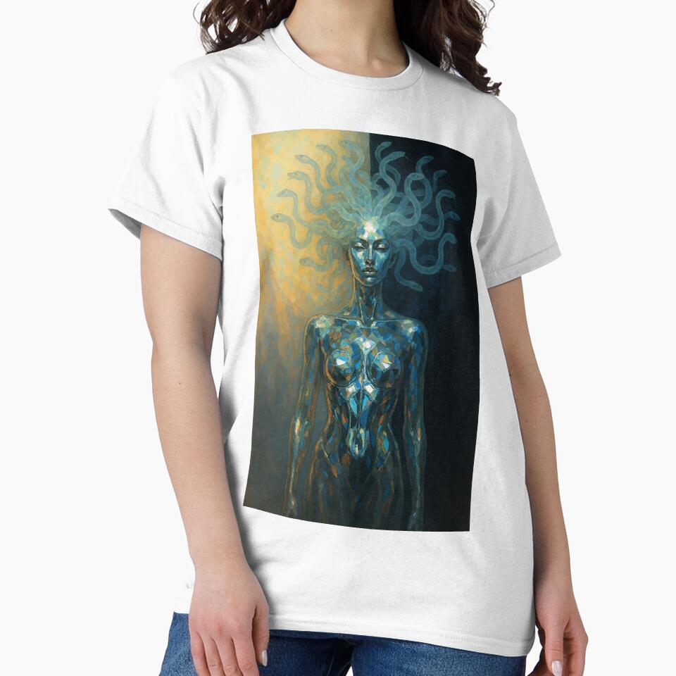 Mirrored Medusa: Goddess of Duality by AbstractAnom