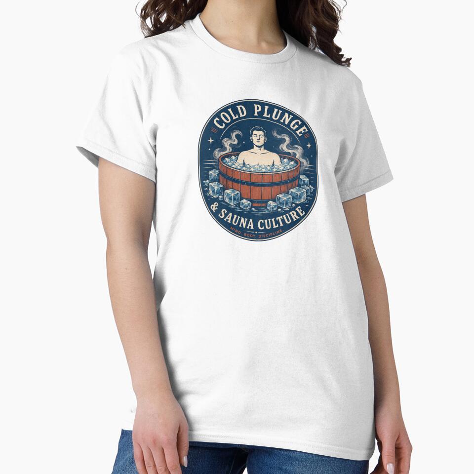 Vintage Cold Plunge Club Ice Bath Meditation Aesthetic by hakobyans