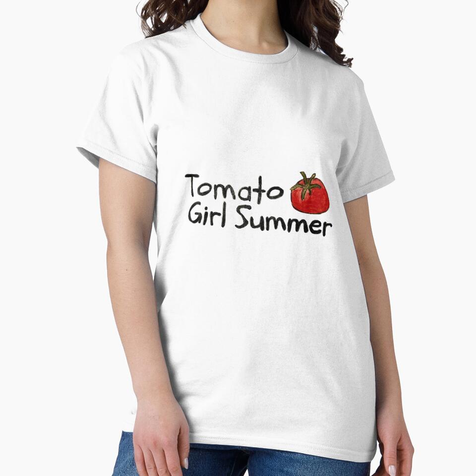 Tomato Girl Summer – Watercolor Tomato Aesthetic Design by LaurenPaints