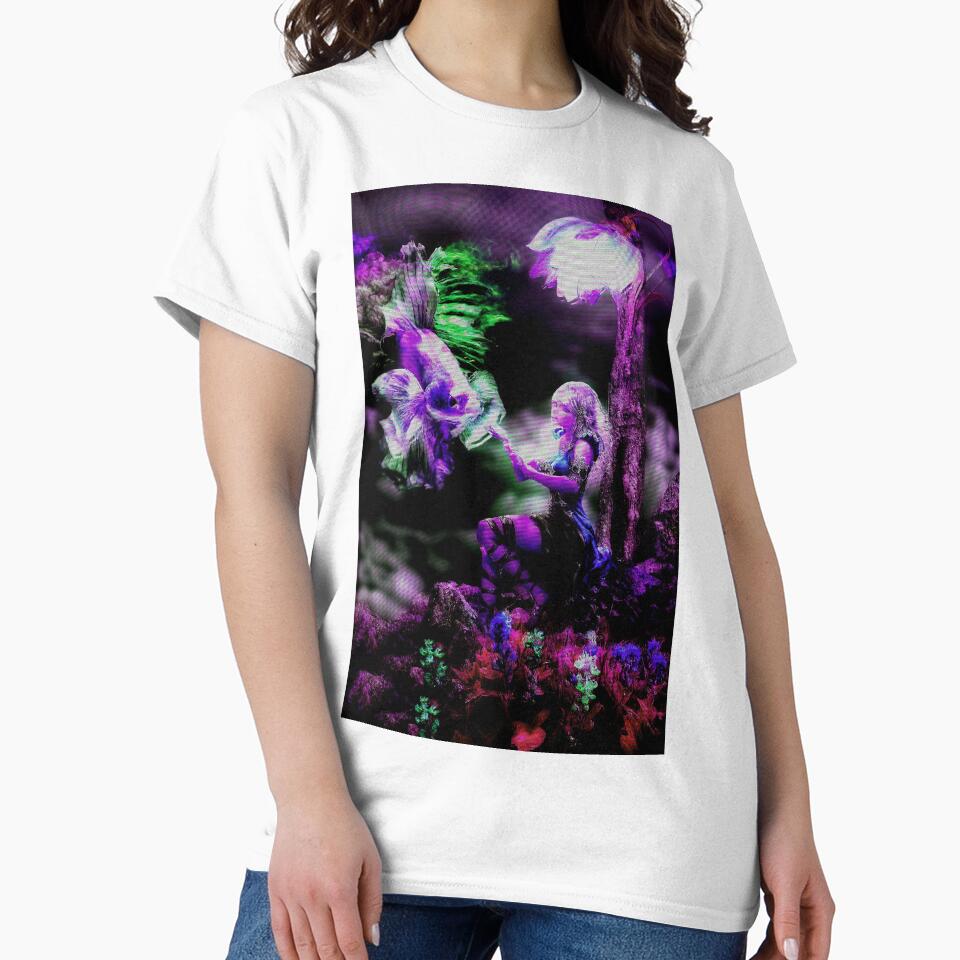 Dark Fairy Glitch Aesthetic-Purple by BioDigital-Jazz