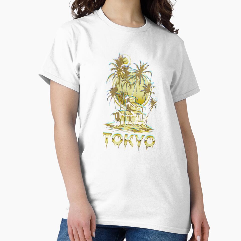 Tokyo Drip Y2K Cyberpunk Tropical Golden Oasis 2026 by MarCinu Art