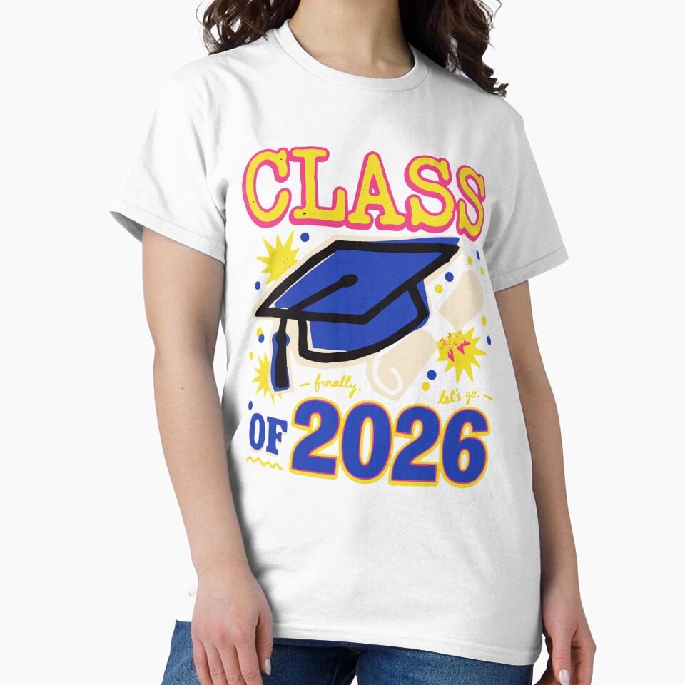 Class Of 2026 Let's Go Funny Graduation Neon Souvenir by Mdozet