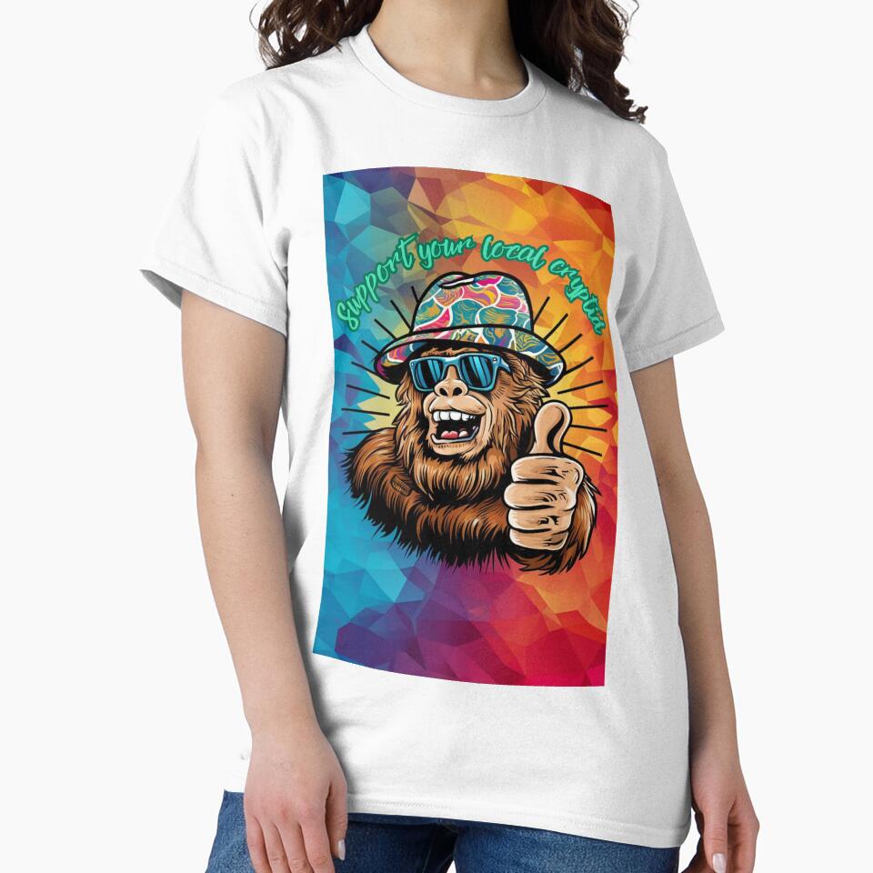 Support your local cryptid by Bison Artistry