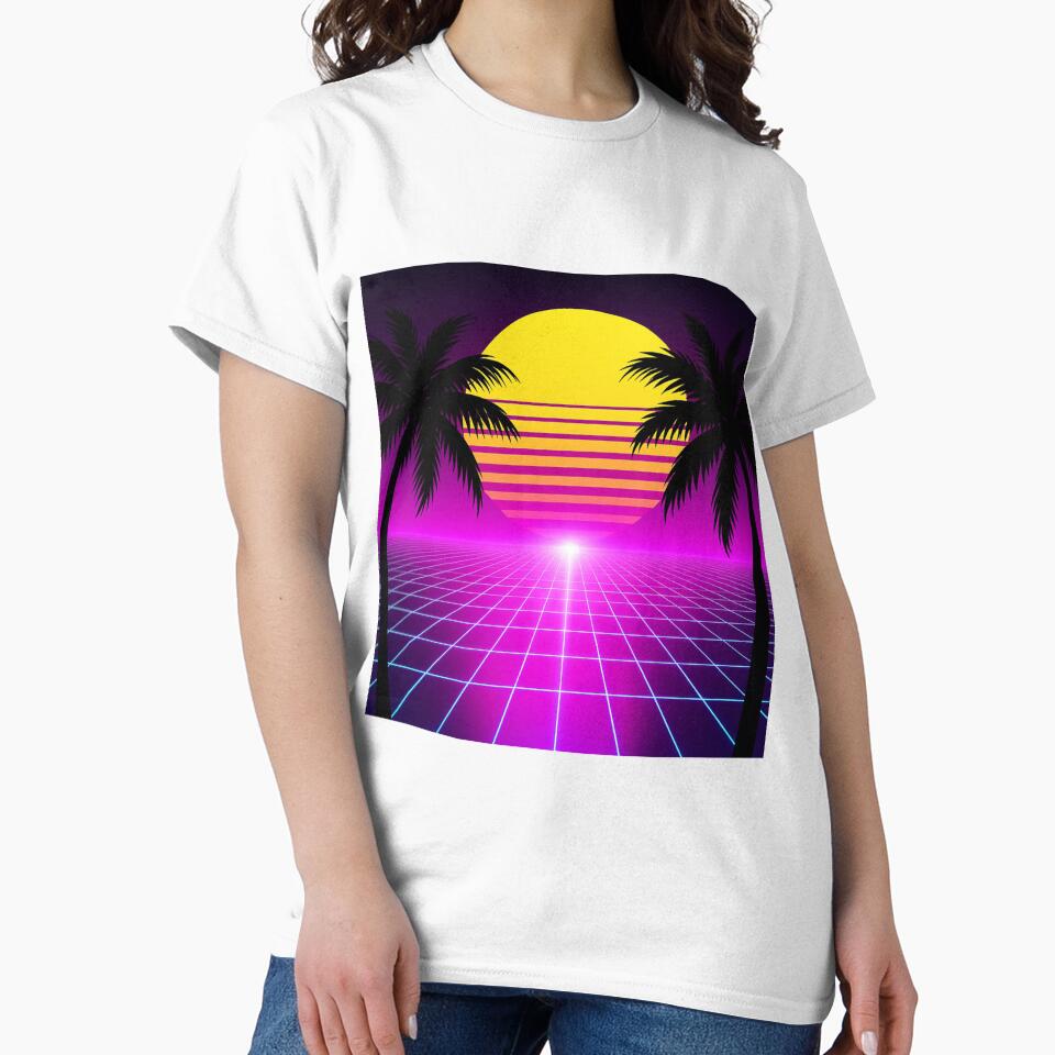 Neon Sunset Dream – Vaporwave Paradise by Venusmake