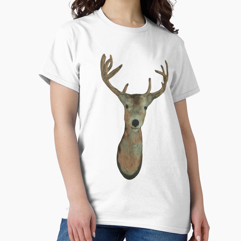 Bizarre Deer Mount Surreal Portrait by ikgrnzmpb88