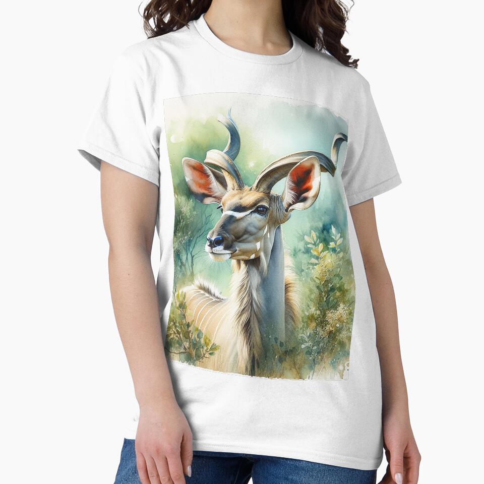 Majestic Kudu: A Striking Portrait of African Wilderness by The Digital Compass