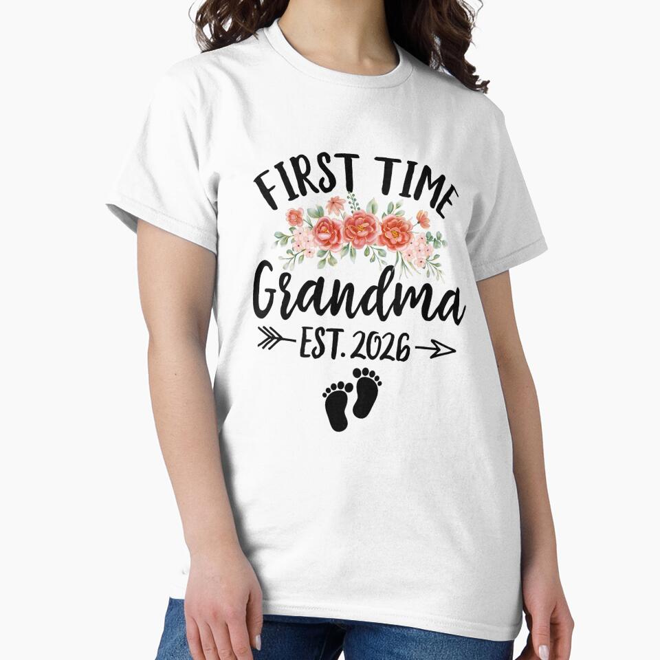 First Time Grandma 2026 Mothers Day Promoted to Grandma 2026 by Boutkimaewab