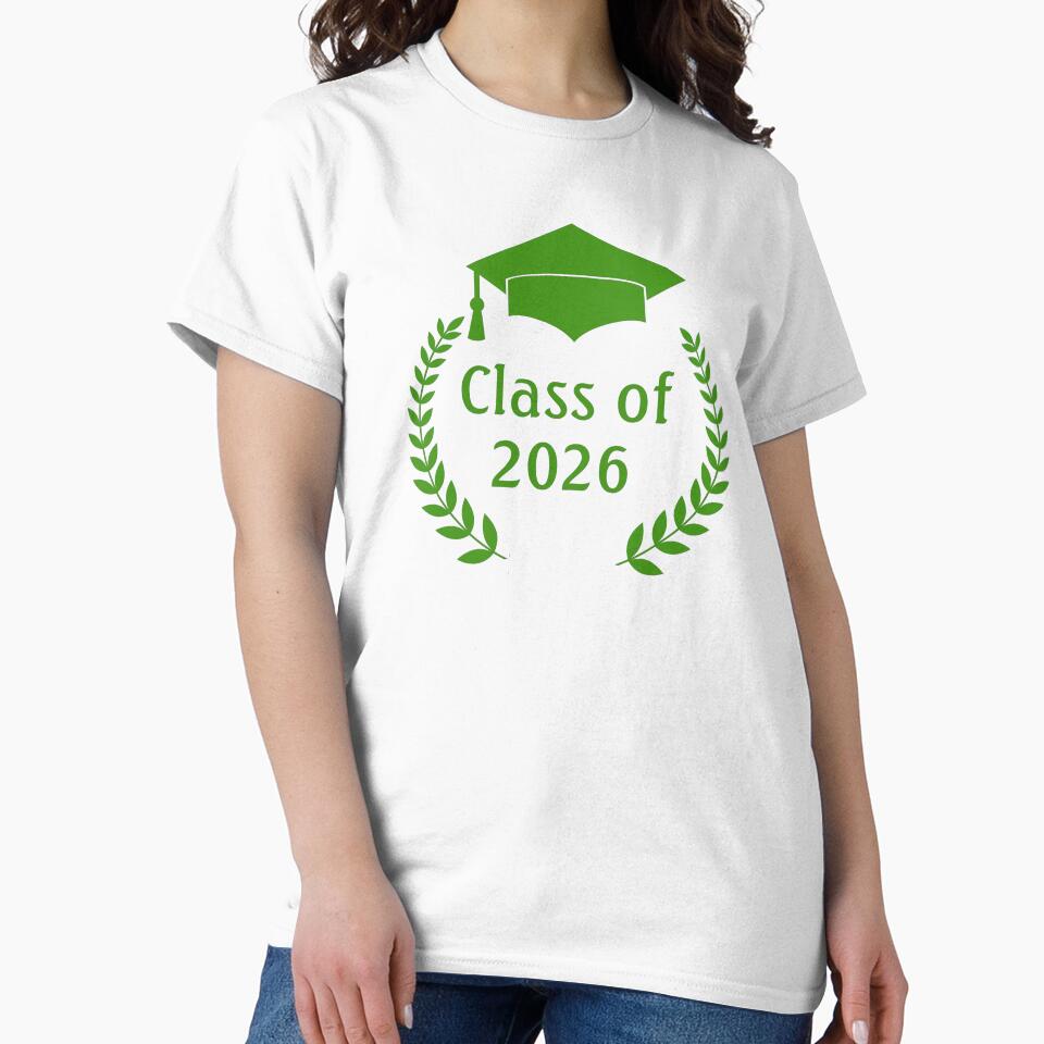 Graduation 2026 Green Laurel by Harkins-House