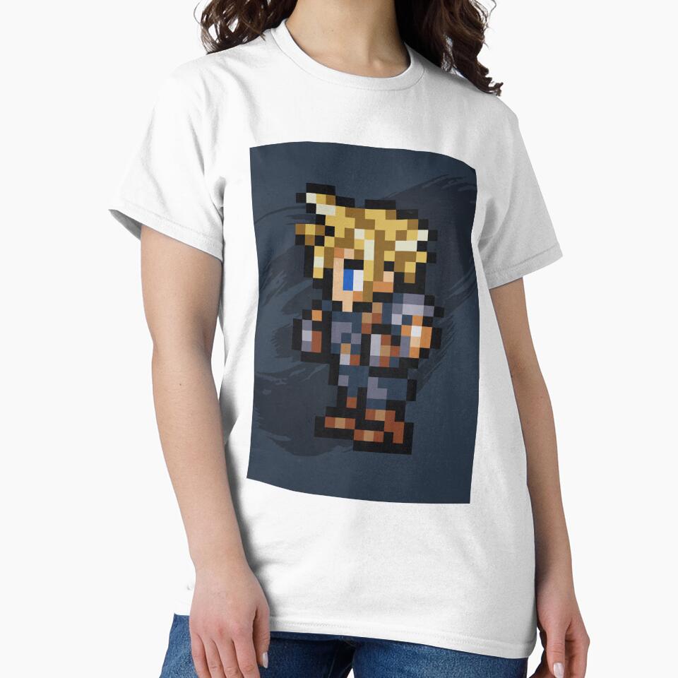 Final Fantasy VII - Cloud Sprite by SpriteZone