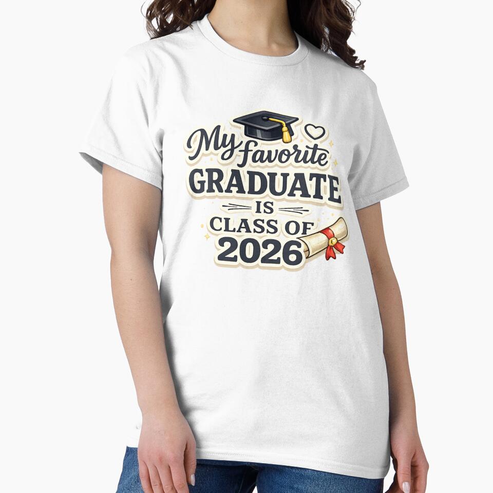 My Favorite Graduate Class of 2026 Proud Graduation Gift by PunchDrop