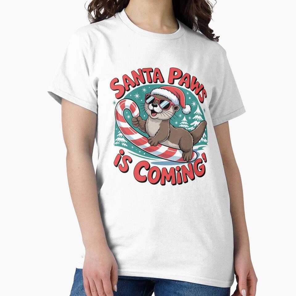 Santa Paws is Coming by NicolasGlowArt