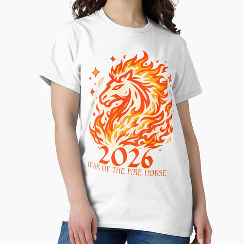 2026 Year of the Fire Horse – Chinese New Year Flame Horse Design by R-A Designs