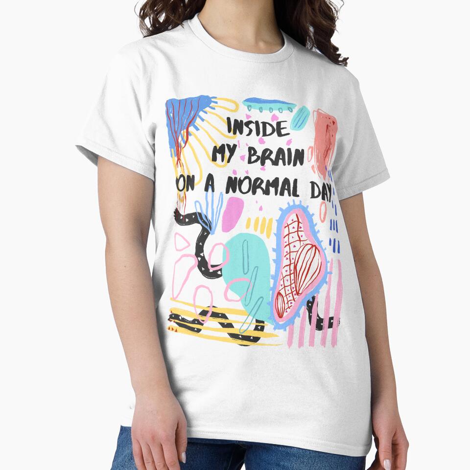 Inside My Brain On A Normal Day Abstract Art by art-injoy