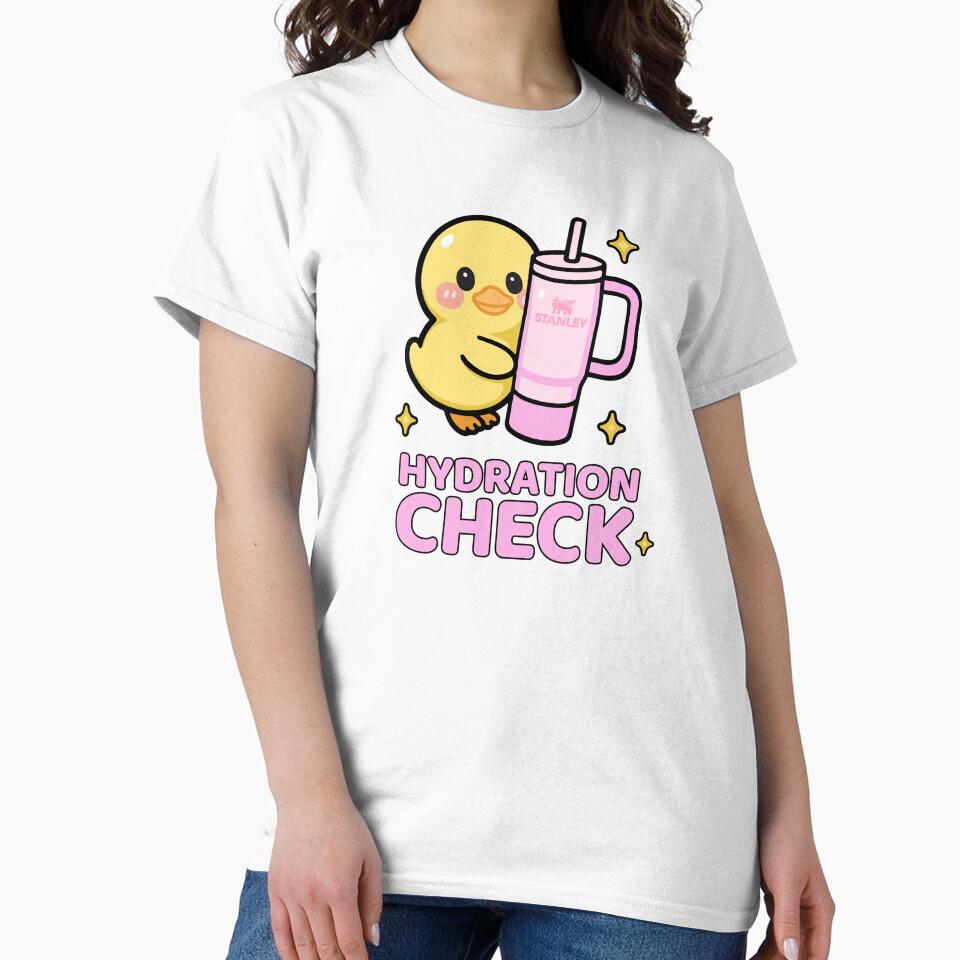 Hydration Check Duck Cute Kawaii by reka-designs