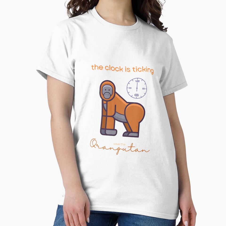 Save The Orangutan The Clock Is Ticking Dog Mat by MagicWolfStar