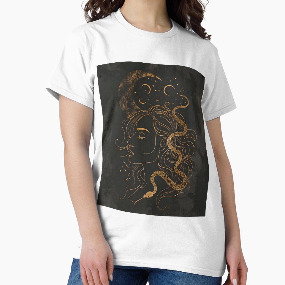 Dark Moon Goddess Mystical Feminine Power by WheatDraft