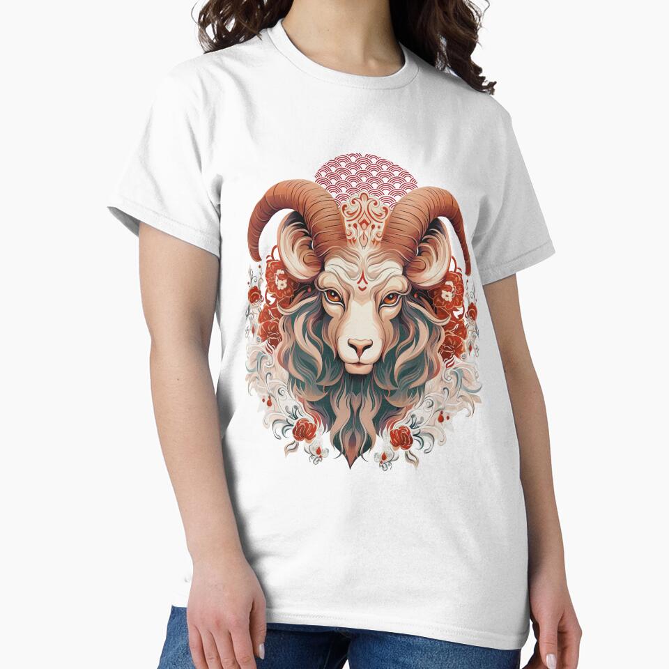 Vintage Goat  --brown Background by CosmicNook1