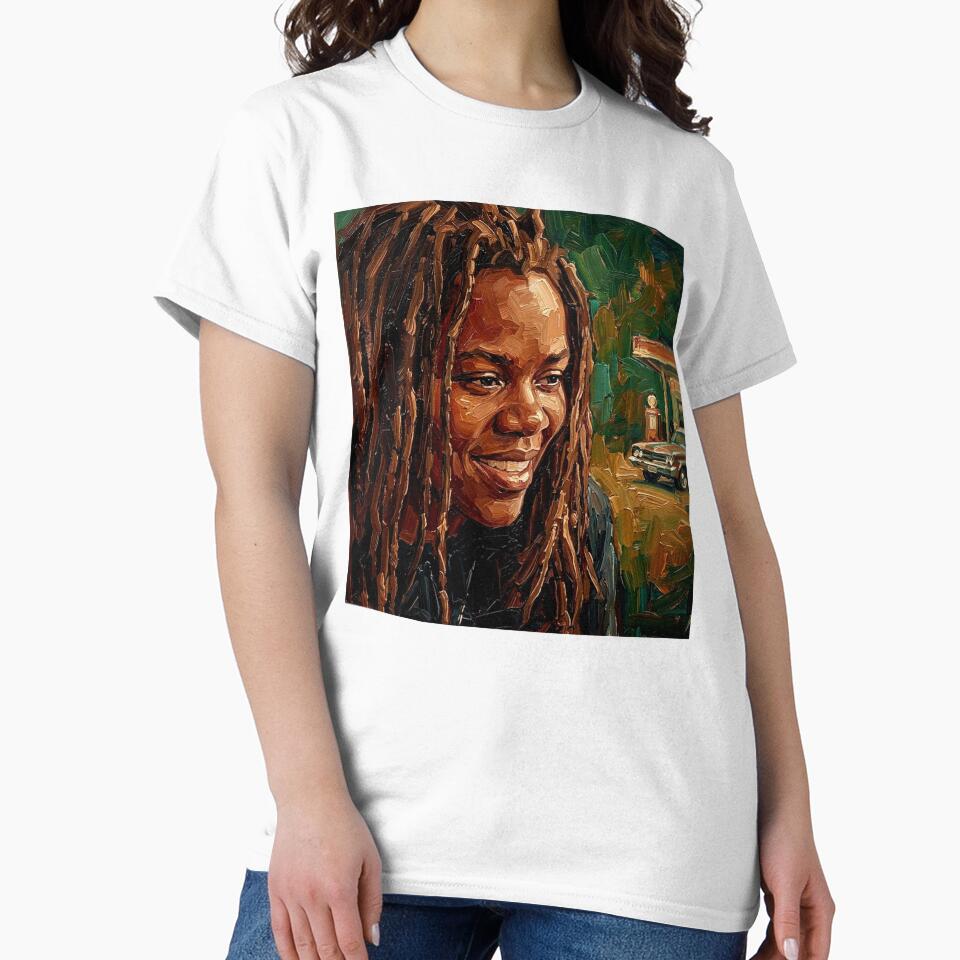 Fast Car Soul – Tracy Chapman Expressive Oil Portrait by Art's Diner