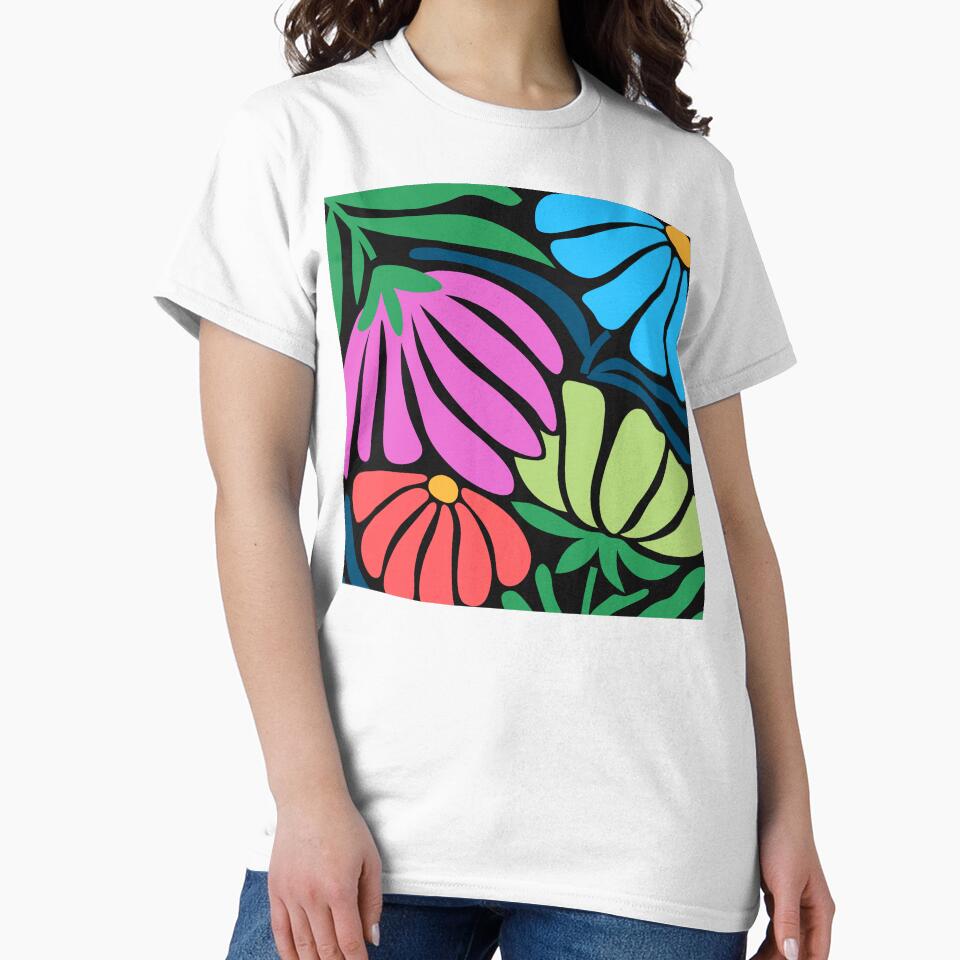 Boho Abstract Colorful Flowers And Leaves Art Designs by DEC02