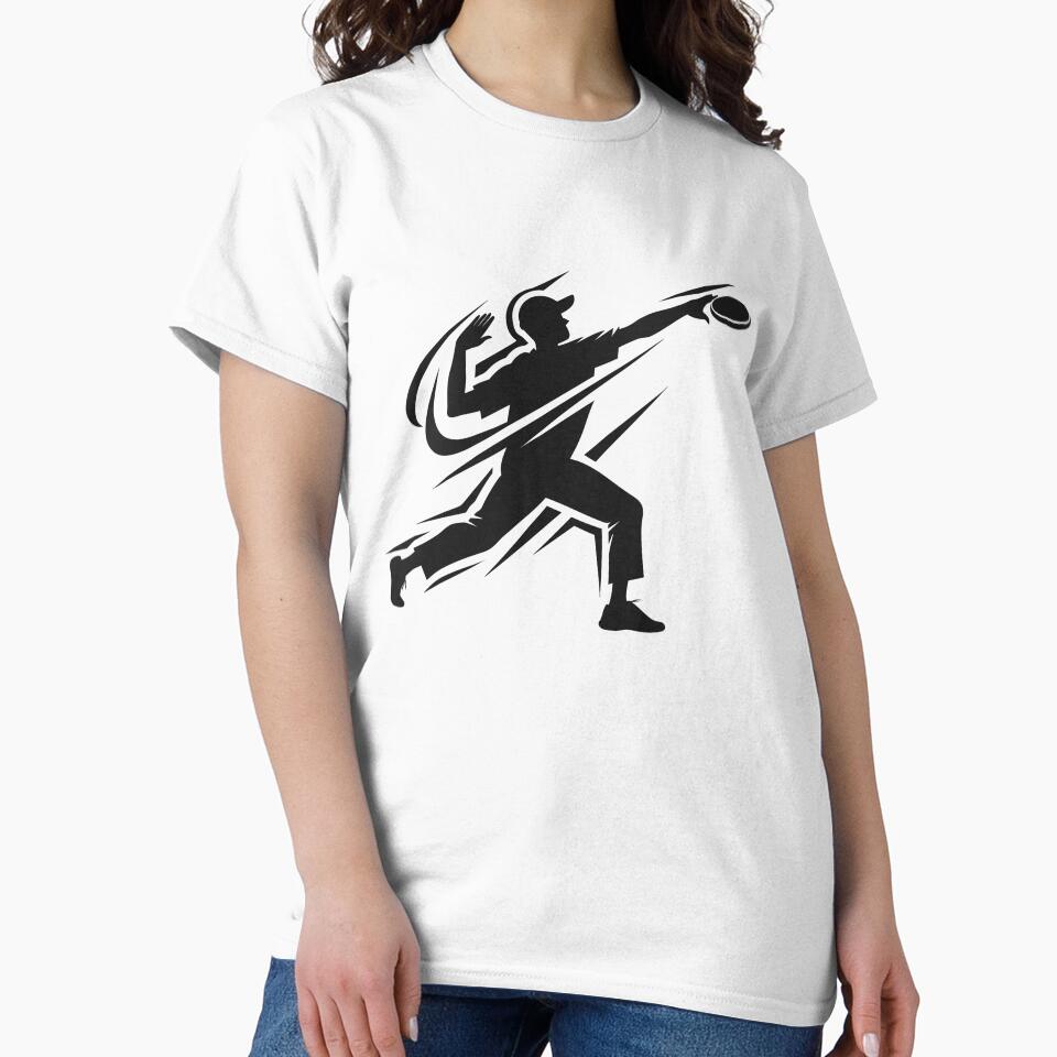 Disc Golf Drive Throw Player Silhouette Sticker by CutRootCo