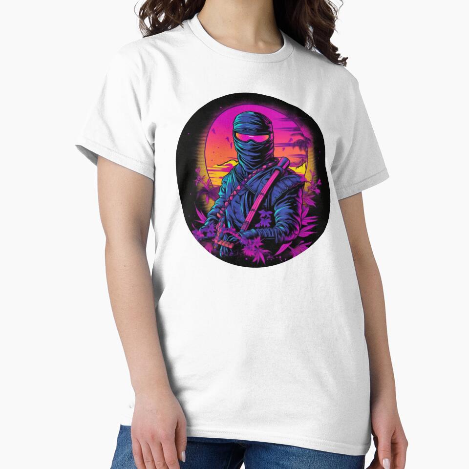 Neon Ninja Retro Showdown by delohill