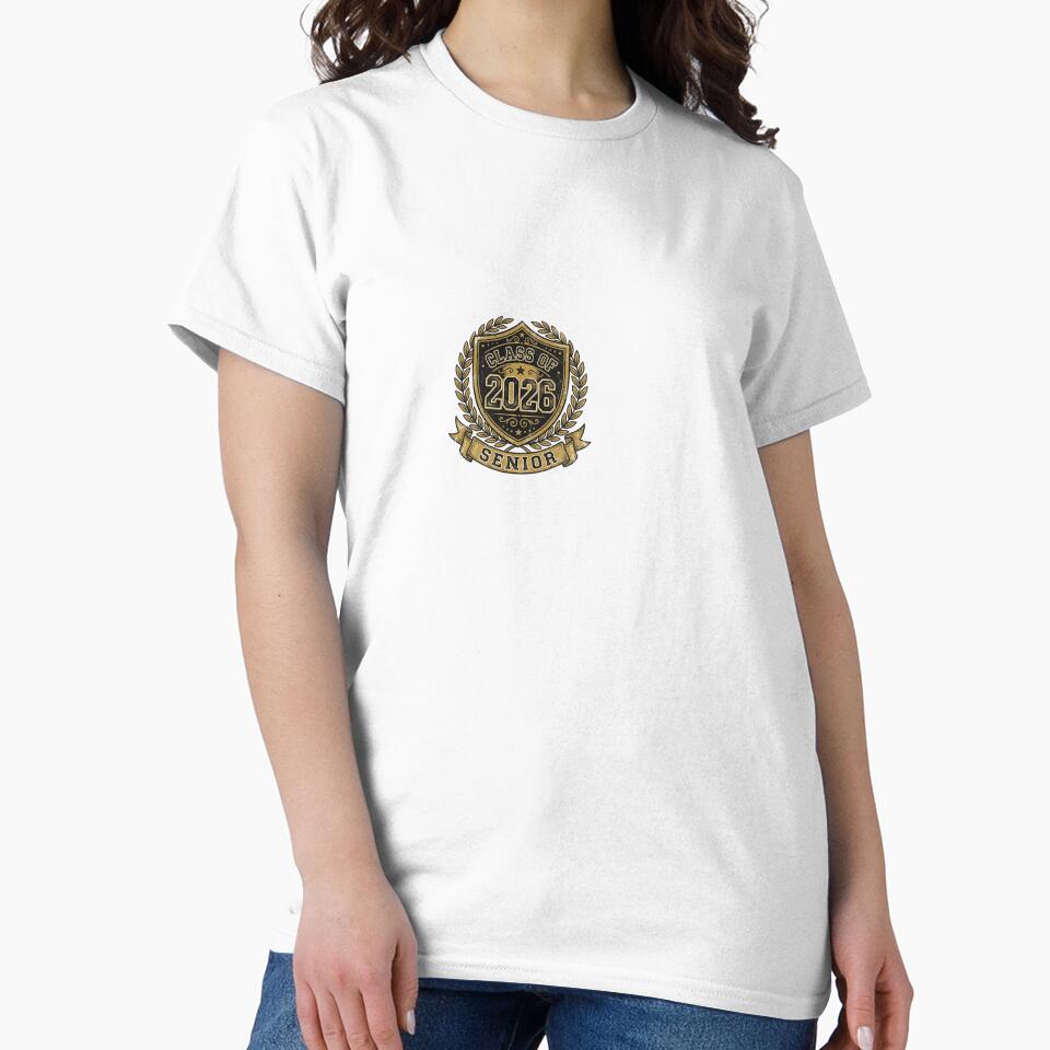 Class Of 2026 Senior Shield Crest | Graduation Badge by BinAlgoPix
