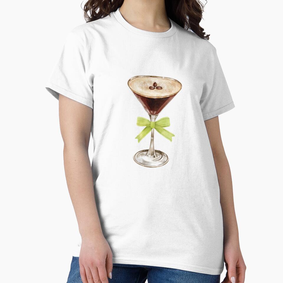 Cute Aesthetic Green Bow Aesthetic Espresso Martini for the Girlies by Madeleine Sharp