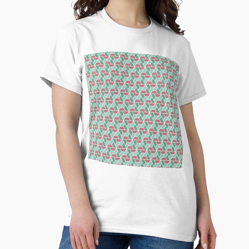 Green and red triangle pattern by flamendes