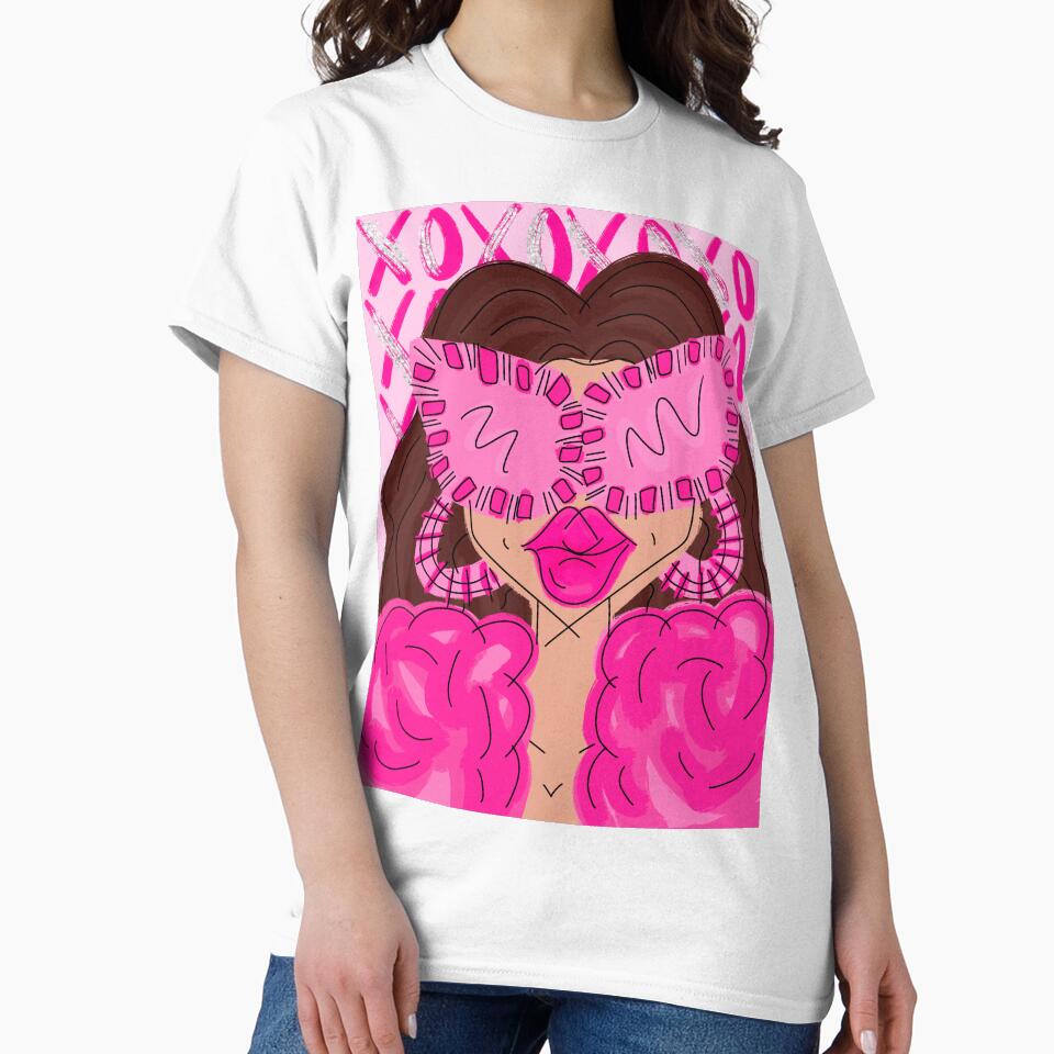 preppy pink girl portrait by SUUSCK ★