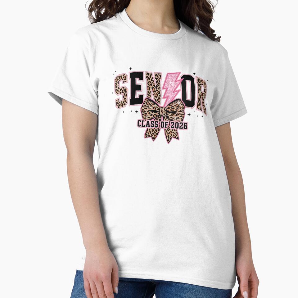 Senior Class of 2026 Leopard Print Graduation Girl Graduate by Boutkimaewab