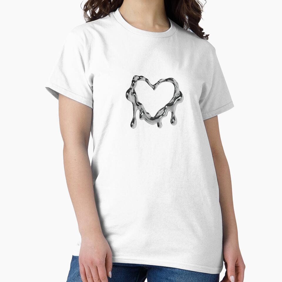 Liquid metal, Chrome melting heart by Soli14e
