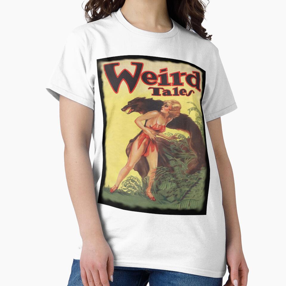 Vintage magazine cover, Weird  Tales by stevepaint