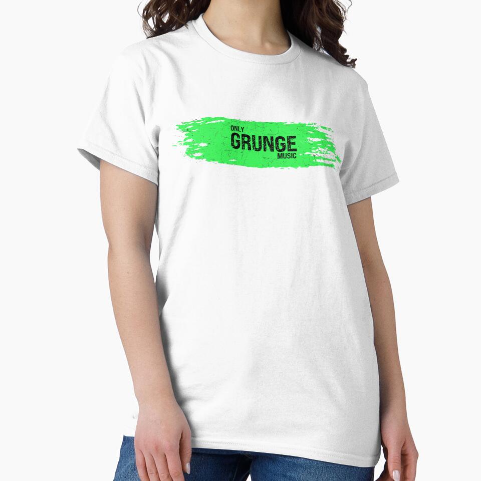 Only Grunge Music (green)- ideal gift for grunge fans by ArtYourStyle