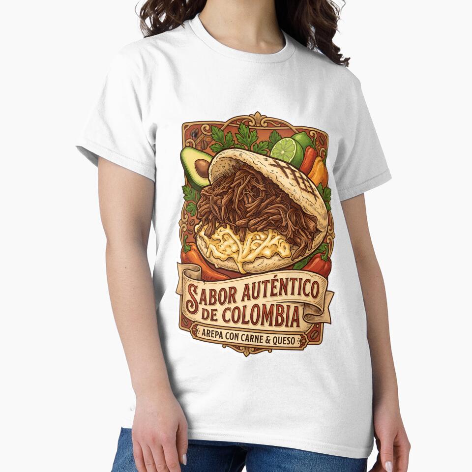 Colombian Arepa Sticker — Hand-Drawn Vintage Food | Authentic Flavor by ColombianaShop
