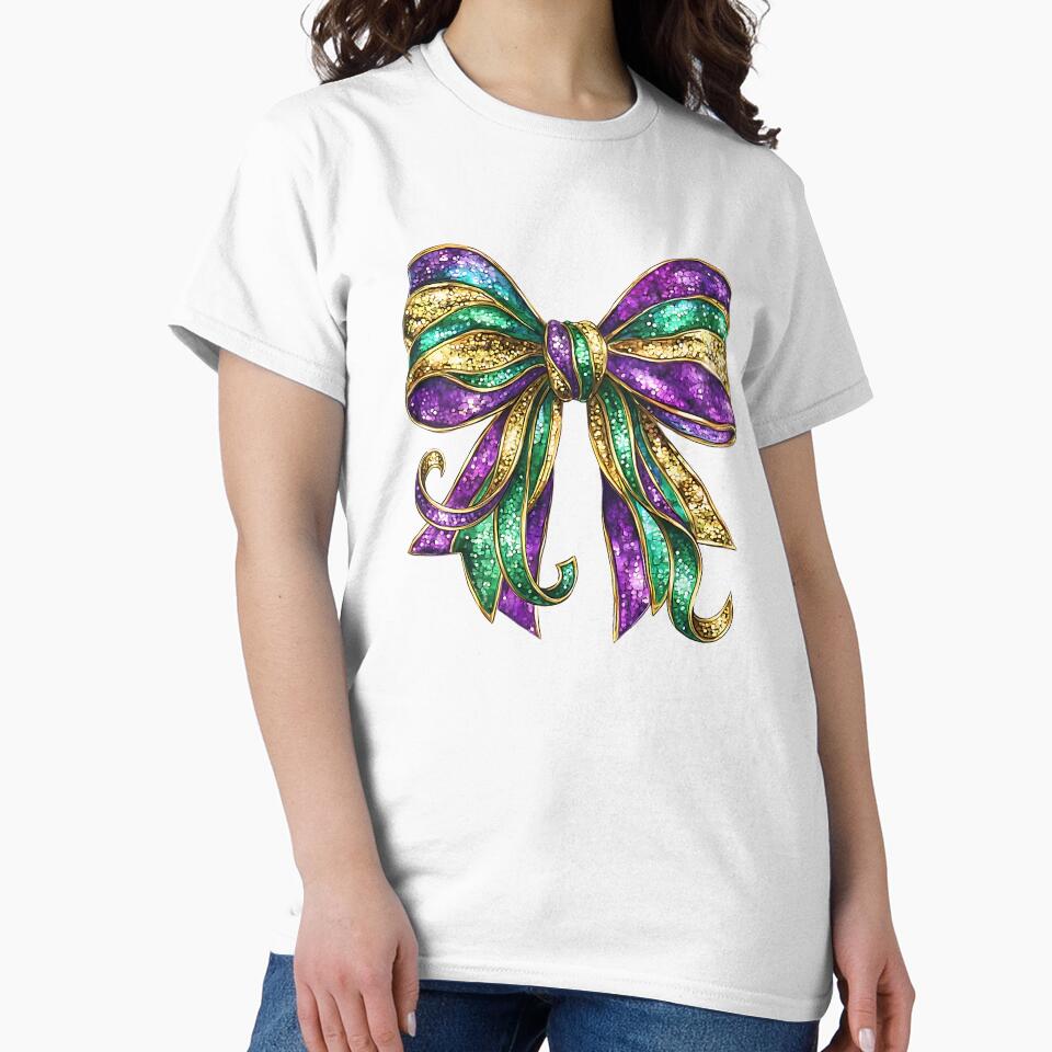mardi gras coquette bow women men Womens by Boutkimaewab