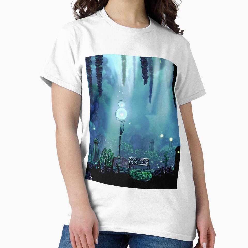 Glowing Mossy Bench Eerie Fantasy Landscape by lrdvvwzvhv57