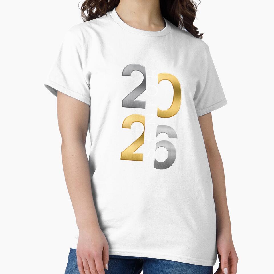 Senior 2026 Silver and Gold Vertical by Seeshellspace Designs