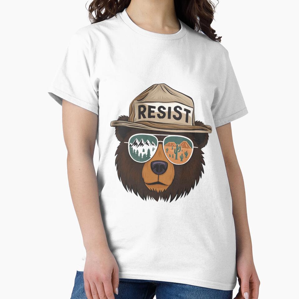 Protect our national parks - smokey the bear Resist hands off us alt park Service by SkeletonsDanger