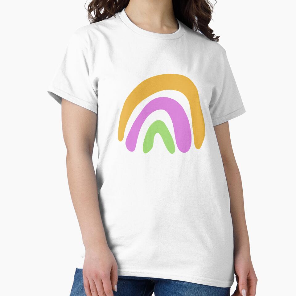 Purple Orange and Green Rainbow by ebullient