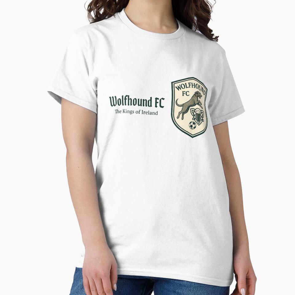 Wolfhound FC - Leaping Irish Wolfhounds - Kings of Ireland - Green font by Irish Wolfhound Central
