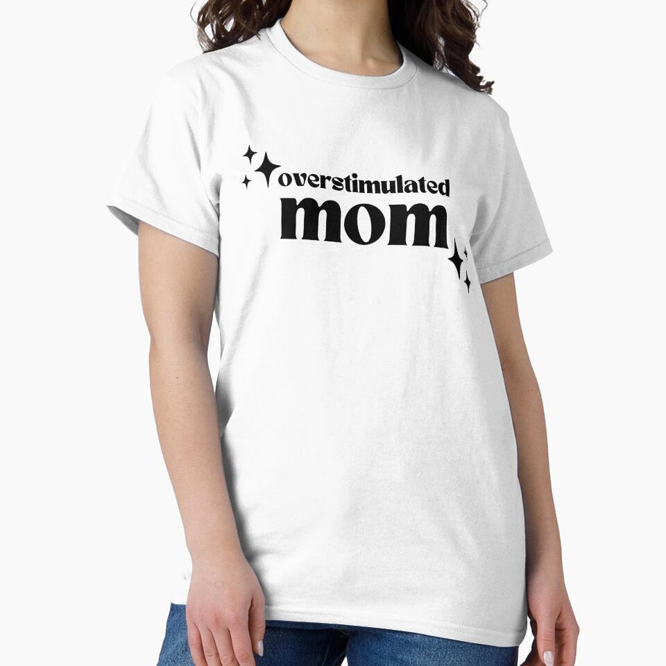 Overstimulated mom funny mother cute mama humor groovy mom by snowry
