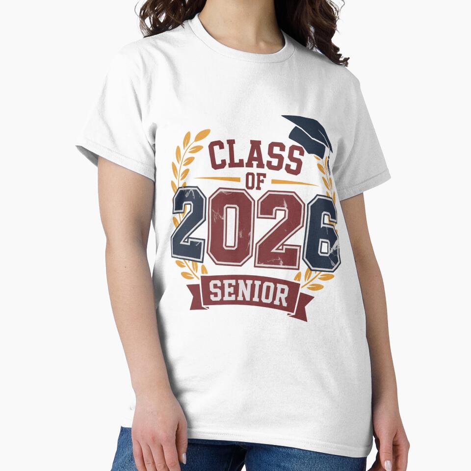 ⭐ Class of 2026 Senior Distressed Vintage Graduation Design ⭐ by What a cute-Tee