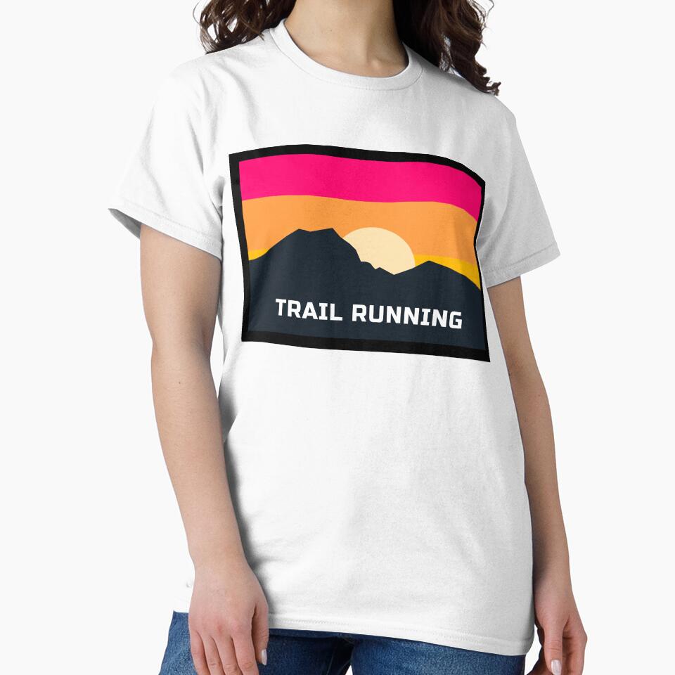 Pink Trail Running by Terra Track Art