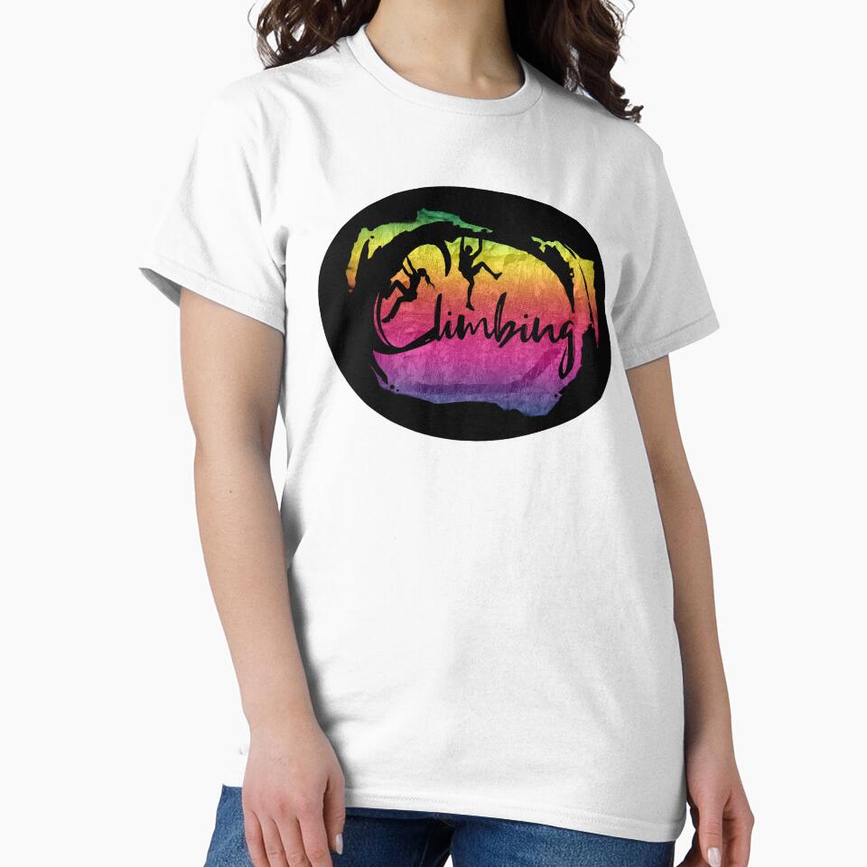 Climbing bouldering gift in colorful - bouldering by MadandMean