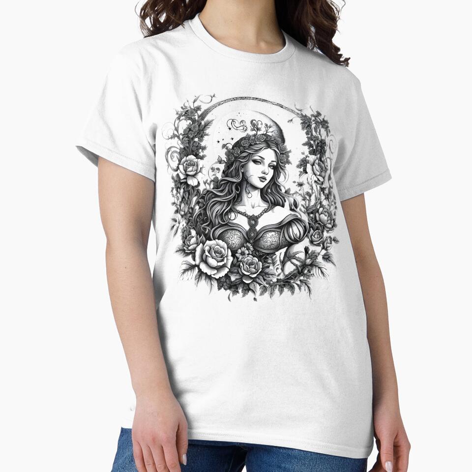 Dark moon feminine energy Goddess by Printicato