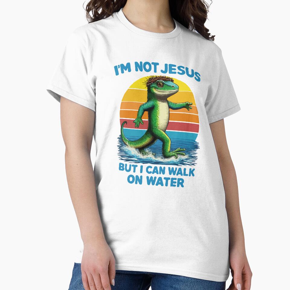 Jesus Lizard Walking On Water by Gkinoki