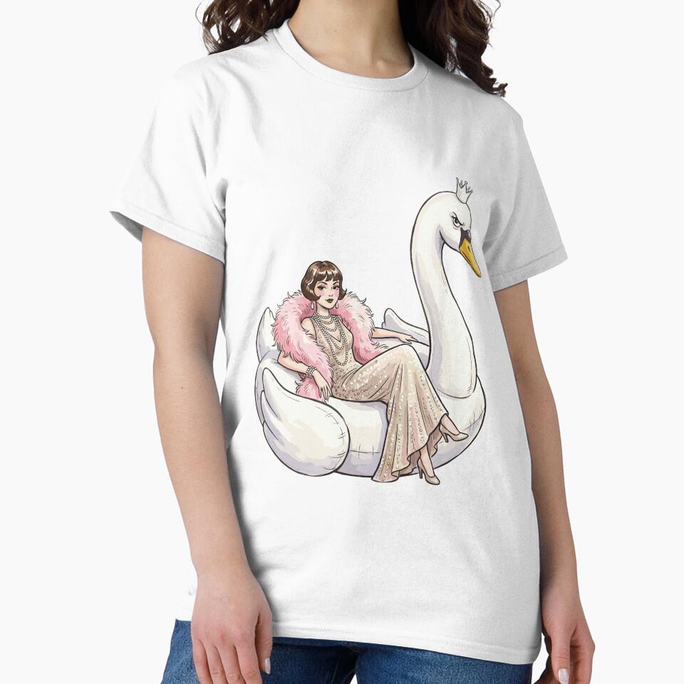 Vintage Coquette: The Unamused Swan by bapupa