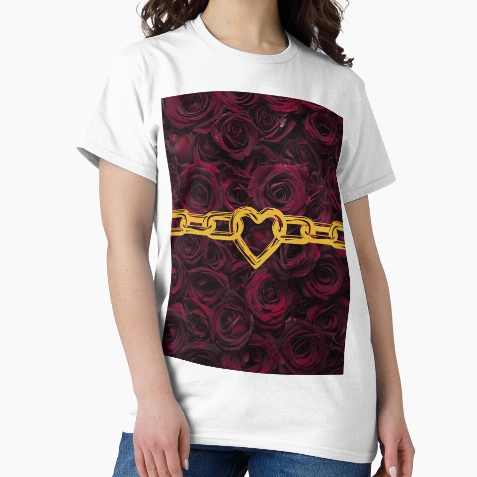 Red roses locked modern gothic roses by CaseMastery